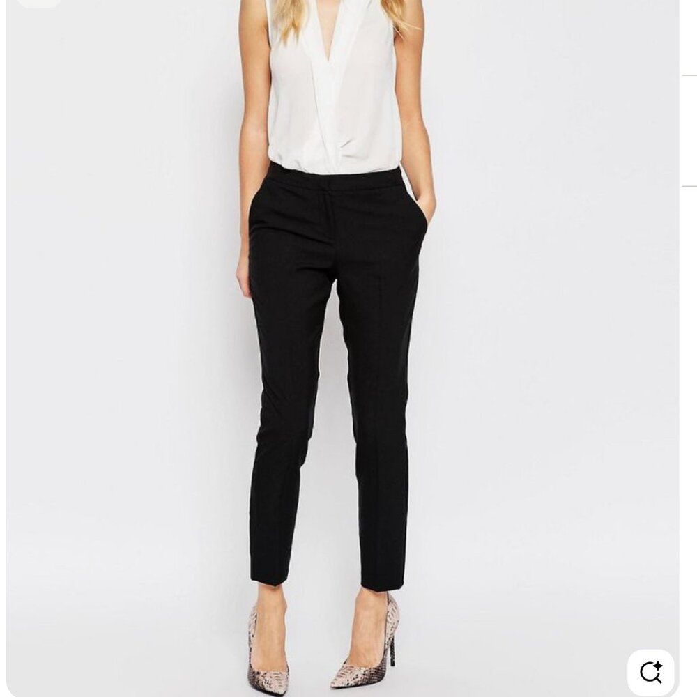 Ankle Pants career black